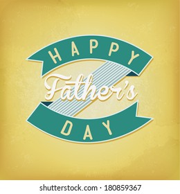 Happy Father's Day Typographical Background