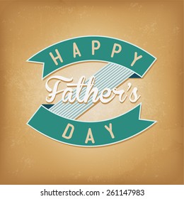 Happy Father's Day Typographical Background