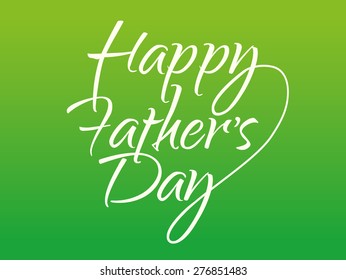 Happy Father's Day Typographical Background