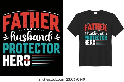 Happy Fathers day typography best T-Shirt Design vector template. Dad Lover Retro vintage, simple, gift, heart, Funny, poster, family, papa, son, Daddy graphic print ready quotes Bundle Shirts.