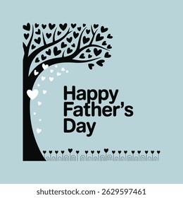 happy father's day typography, collagraphy 