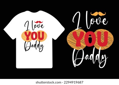 Happy fathers day typography, Daddy t-shirts design, Father's day, Happy Father's Day, Father's day T-shirt design.