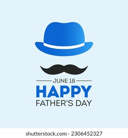 Happy father's day typography design, hand drawn lettering. Holiday lettering isolated on white background.