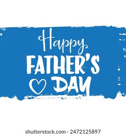 Happy Father's Day typography design, hand drawn lettering with mustache. Father's Day Calligraphy greeting card. Vector illustration. poster or banner template background.