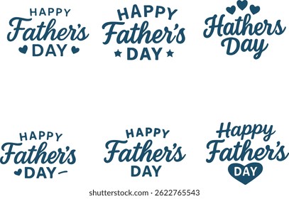 Happy Father's Day Typography Design