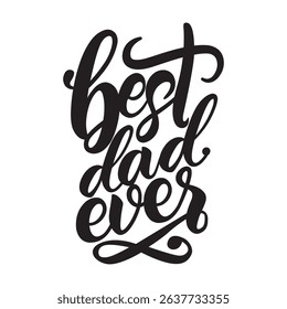 Happy Father's Day Typography Design with Hearts and Hat – Celebration Graphic for Dad