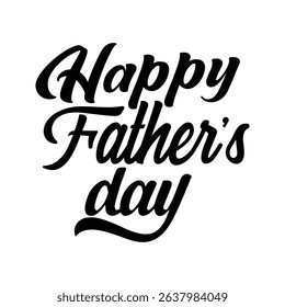 Happy Father's Day Typography Design with Hearts and Hat – Celebration Graphic for Dad	