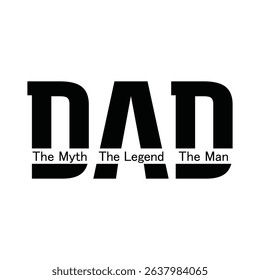 Happy Father's Day Typography Design with Hearts and Hat – Celebration Graphic for Dad	