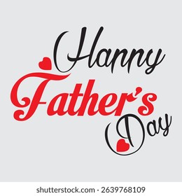 Happy Father's Day Typography Design