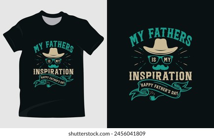 Happy fathers day typography and symbolic t-shirt Design. Happy fathers day t shirt. Father vector symbol and text.