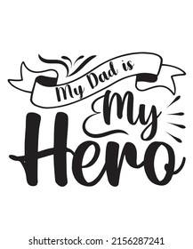 Happy Father's day typography t-shirt design