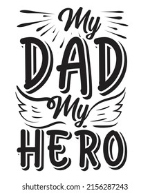 Happy Father's day typography t-shirt design