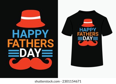 The "Happy Father's Day Typography T-Shirt Design" is a unique and stylish t-shirt design that celebrates the special relationship between a father and his children. This design features a creative an