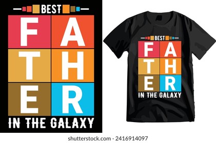 Happy Father's Day Typography T-shirt Design