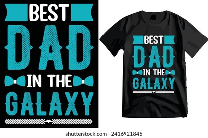 Happy Father's Day Typography T-shirt Design
