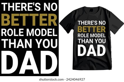 Happy Father's Day Typography T-shirt Design