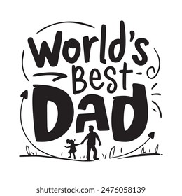 Happy fathers day typography tshirt design template, fathers day typography design