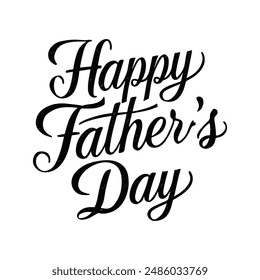 Happy Father's Day typography for t-shirt design!