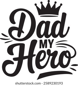 happy father's day typography t-shirt design