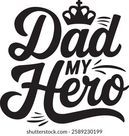 happy father's day typography t-shirt design