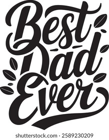 happy father's day typography t-shirt design