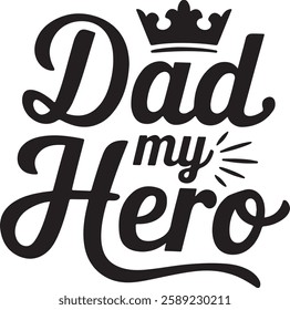 happy father's day typography t-shirt design