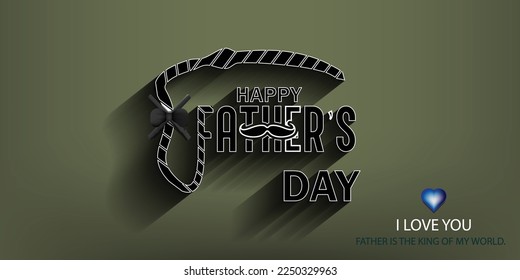 Happy Father's Day Typography Vector illustration. Business,Other