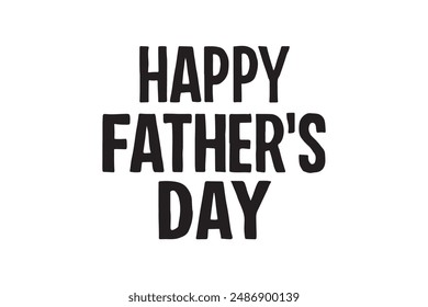 Feliz día de los padres tipografía ilustración de Arte vectorial