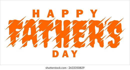 Happy Father's Day Typography, Vector Text Effects, perfect for greeting cards, t-shirts, and creative design projects.