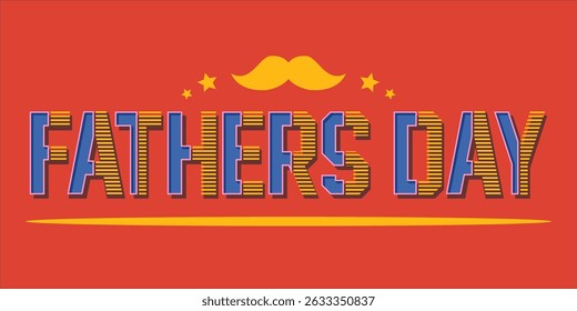 Happy Father's Day Typography, Vector Text Effects, perfect for greeting cards, t-shirts, and creative design projects.