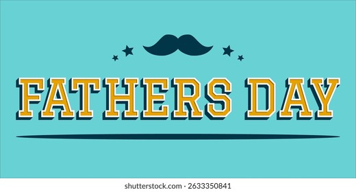 Happy Father's Day Typography, Vector Text Effects, perfect for greeting cards, t-shirts, and creative design projects.