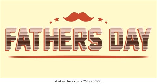 Happy Father's Day Typography, Vector Text Effects, perfect for greeting cards, t-shirts, and creative design projects.