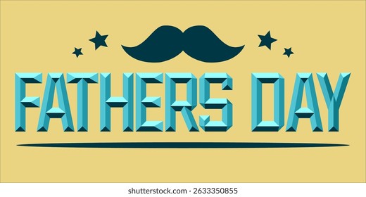 Happy Father's Day Typography, Vector Text Effects, perfect for greeting cards, t-shirts, and creative design projects.