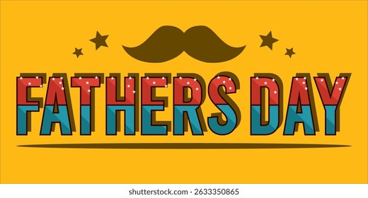 Happy Father's Day Typography, Vector Text Effects, perfect for greeting cards, t-shirts, and creative design projects.