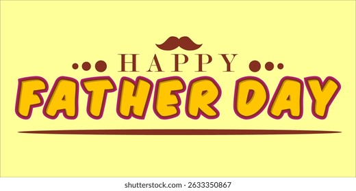 Happy Father's Day Typography, Vector Text Effects, perfect for greeting cards, t-shirts, and creative design projects.