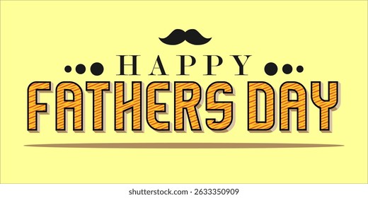 Happy Father's Day Typography, Vector Text Effects, perfect for greeting cards, t-shirts, and creative design projects.
