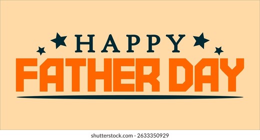 Happy Father's Day Typography, Vector Text Effects, perfect for greeting cards, t-shirts, and creative design projects.