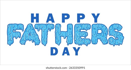 Happy Father's Day Typography, Vector Text Effects, perfect for greeting cards, t-shirts, and creative design projects.
