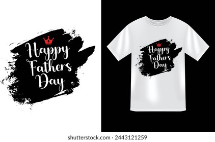 Happy father's day  unique t shirt design