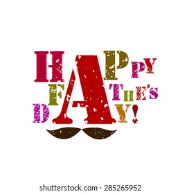 Happy Father's Day. Vector