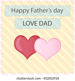 Happy father's day vector