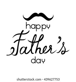 Happy fathers day vector
