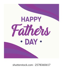 Happy Fathers Day vector arts illustration