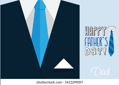 Happy father`s day vector background. Happy Fathers Day calligraphy image.