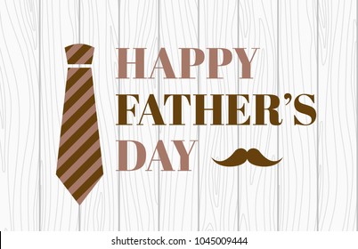 Happy father's day. Vector banner