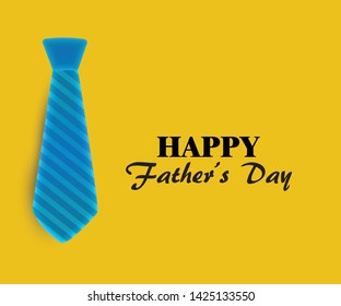 Happy Father's day vector banner