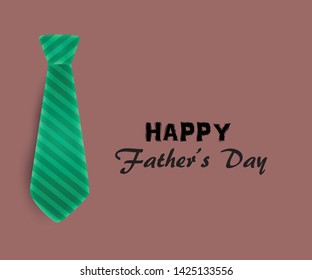 Happy Father's day vector banner