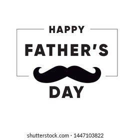 Happy Father's Day Vector Banner