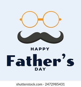 Happy Father's Day Vector Banner