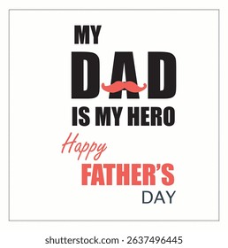 HAPPY FATHER'S DAY VECTOR BANNER | POST | STORY